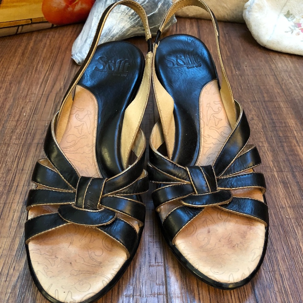 Sofft Comfort Slingback Heels, size 8N, worn once!